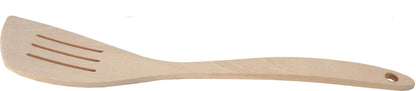 Wooden Slotted Spatula 13"