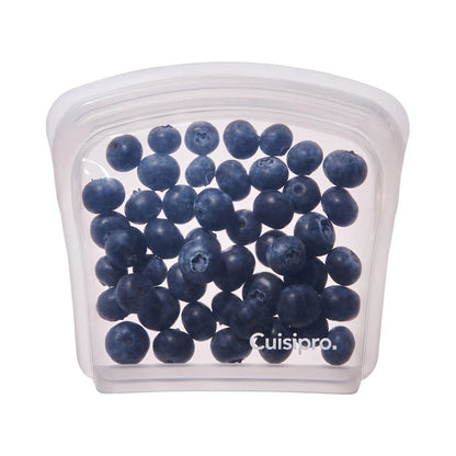 Cuisipro Silicone Reusable Bag Clear 200ml, Set of 2