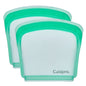 Cuisipro Silicone Reusable Bag Green 200ml, Set of 2
