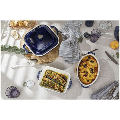 Staub Mixed Baking Dish Set, Dark Blue