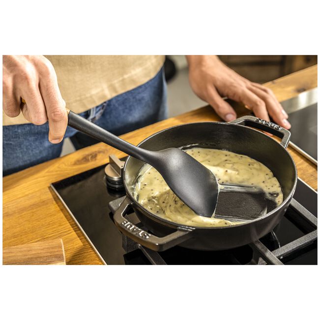 Staub Solid Turner, Wood & Silicone