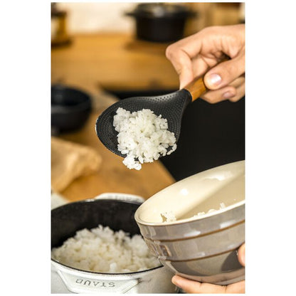 Staub Rice Spoon, Wood & Silicone