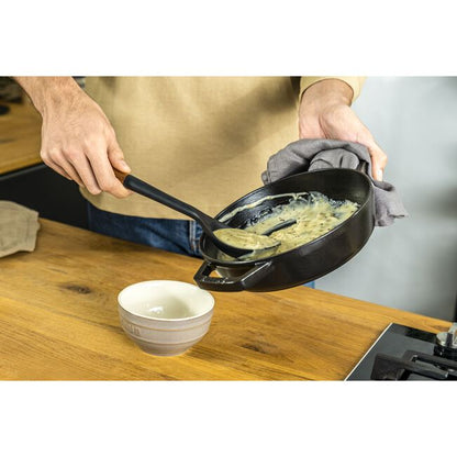 Staub Serving Spoon, Wood & Silicone