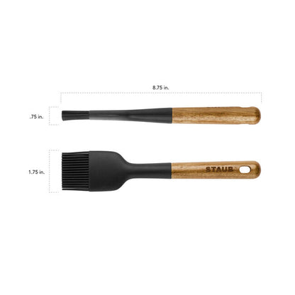 Staub Pastry Brush, Wood & Silicone