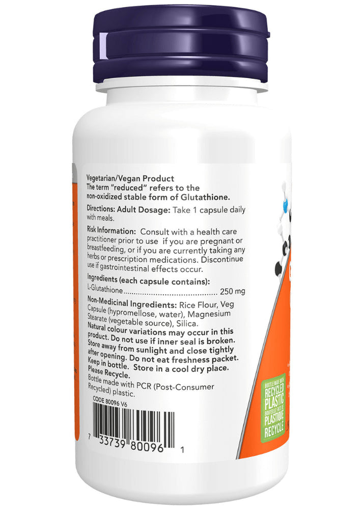Glutathione 250mg, Reduced Form