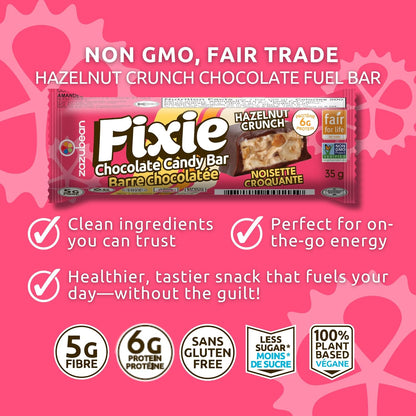 FIXIE: Hazelnut Crunch Chocolate Fuel Bar