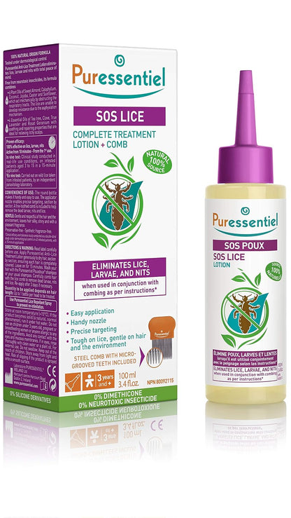 Puressentiel SOS Lice Treatment Kit