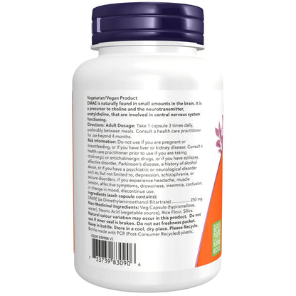 DMAE Dimethylaminoethanol 250mg