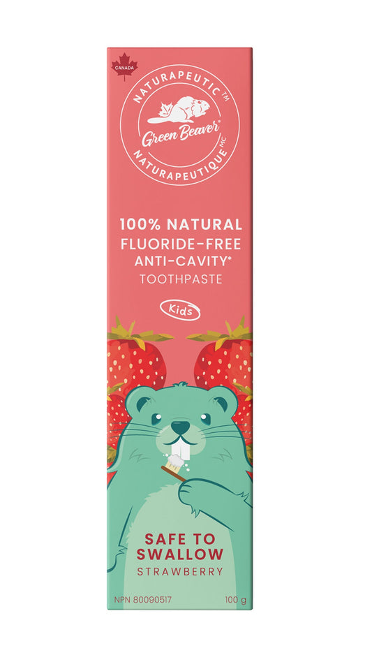 Green Beaver Naturapeutic Toothpaste - Kids Strawberry