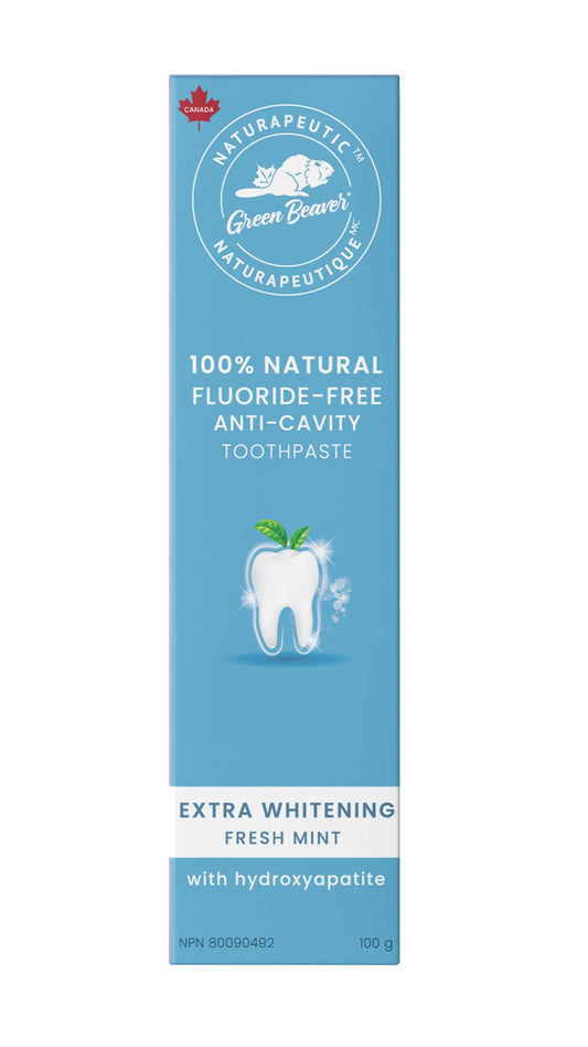 Green Beaver Naturapeutic Toothpaste - Extra Whitening Fresh Mint