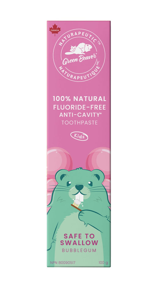 Green Beaver Naturapeutic Toothpaste - Kids Bubblegum