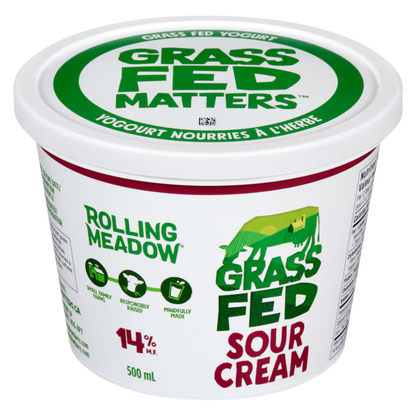 Sour Cream 14% MF, Grass Fed *REFRIGERATED*