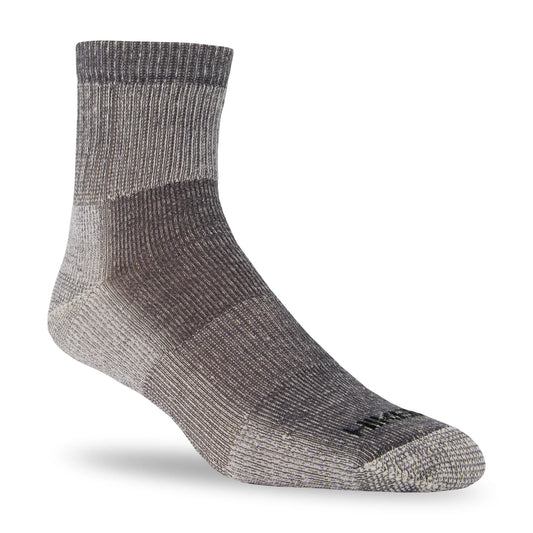 J.B. Field's "Hiker GX" 74% Merino Wool Quarter-Crew Ankle Socks