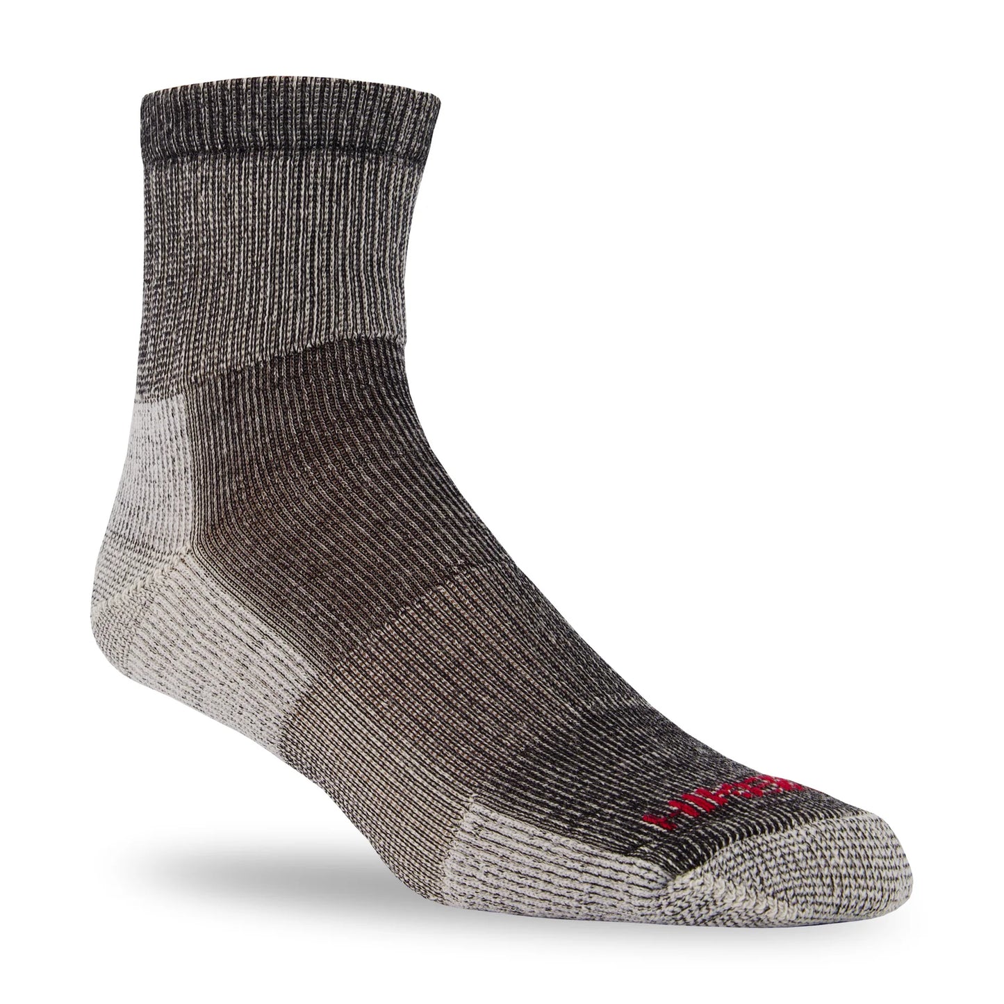 J.B. Field's "Hiker GX" 74% Merino Wool Quarter-Crew Ankle Socks
