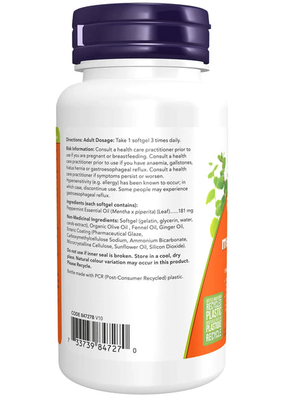 Peppermint Oil 180mg Enteric Coated Softgels