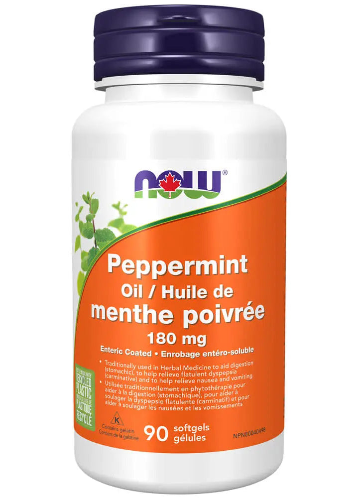 Peppermint Oil 180mg Enteric Coated Softgels