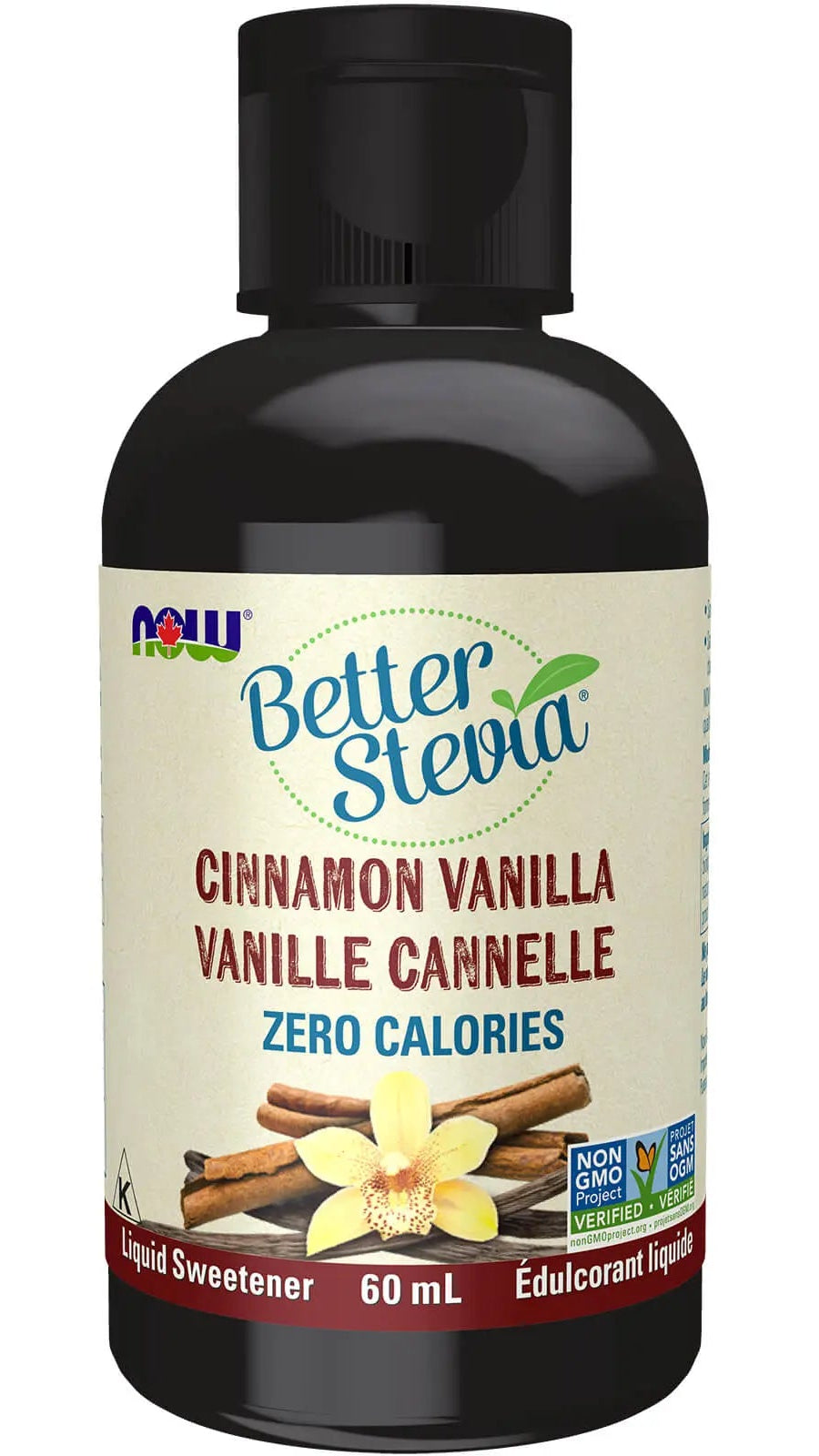 NOW BetterStevia® Liquid Drops - Cinnamon Vanilla