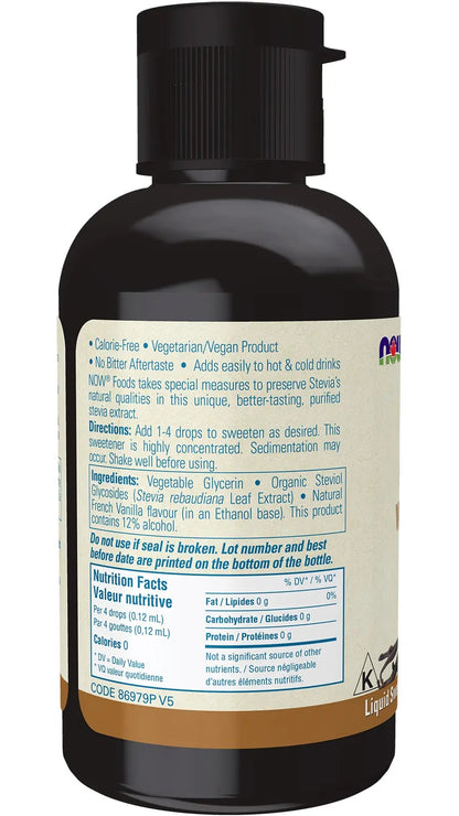 NOW BetterStevia® Liquid Drops - French Vanilla