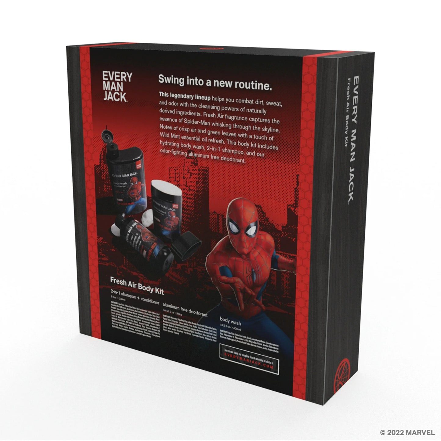 Every Man Jack Body Gift Set - Spiderman