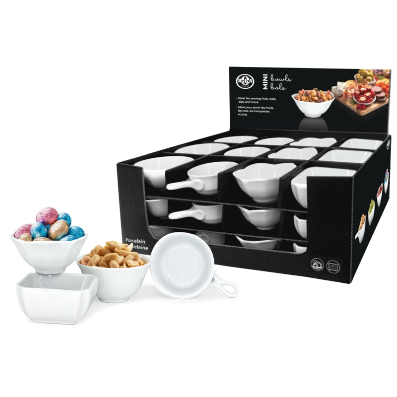Dip Bowl White, Assorted 70ml