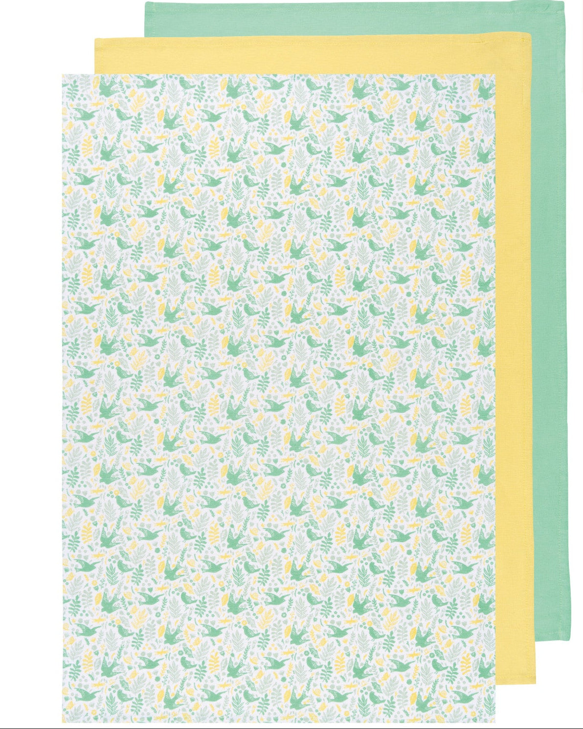 Dishtowel Set Floursack Meadowlark, 3-pk