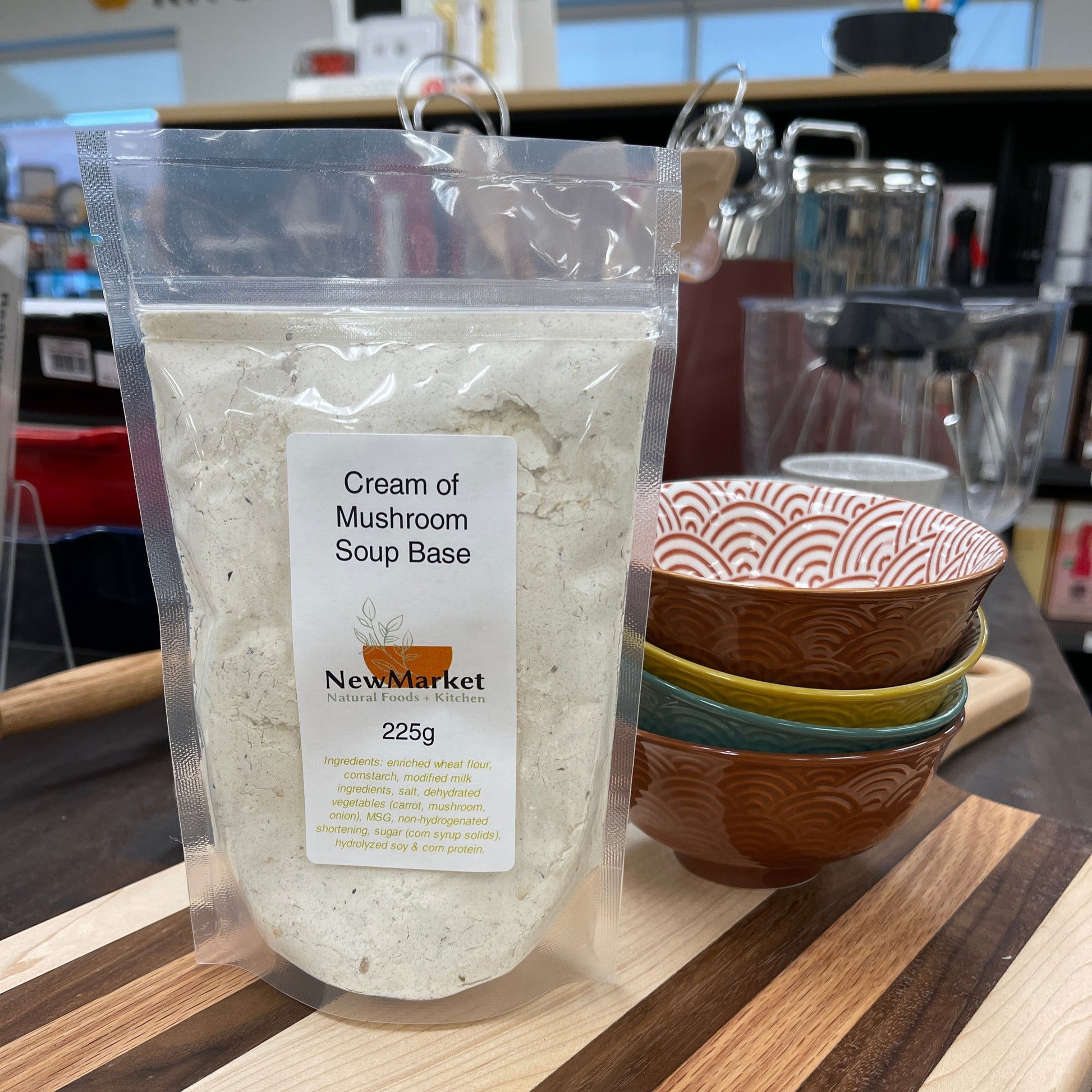 Packaged Cream of Mushroom soup base.