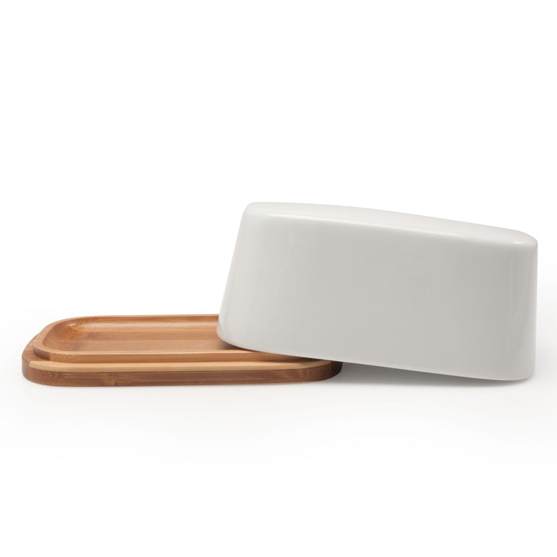 Butter Dish with Bamboo Base, Cordon Bleu