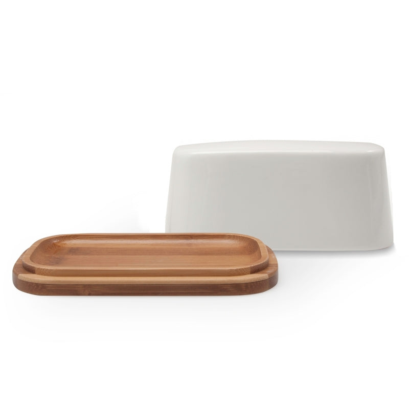 Butter Dish with Bamboo Base, Cordon Bleu