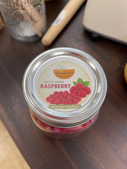 Raspberries Whole & Pieces, Freeze-Dried