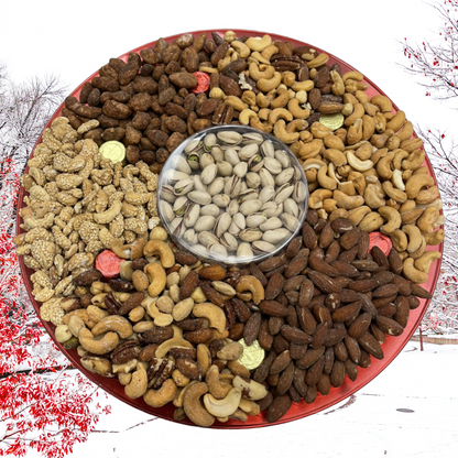 Beautiful Gift Tray - Deluxe Nuts 14"