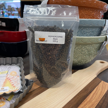 Peppercorns, Black 60g or 225g