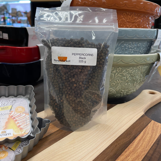 Peppercorns, Black 60g or 225g