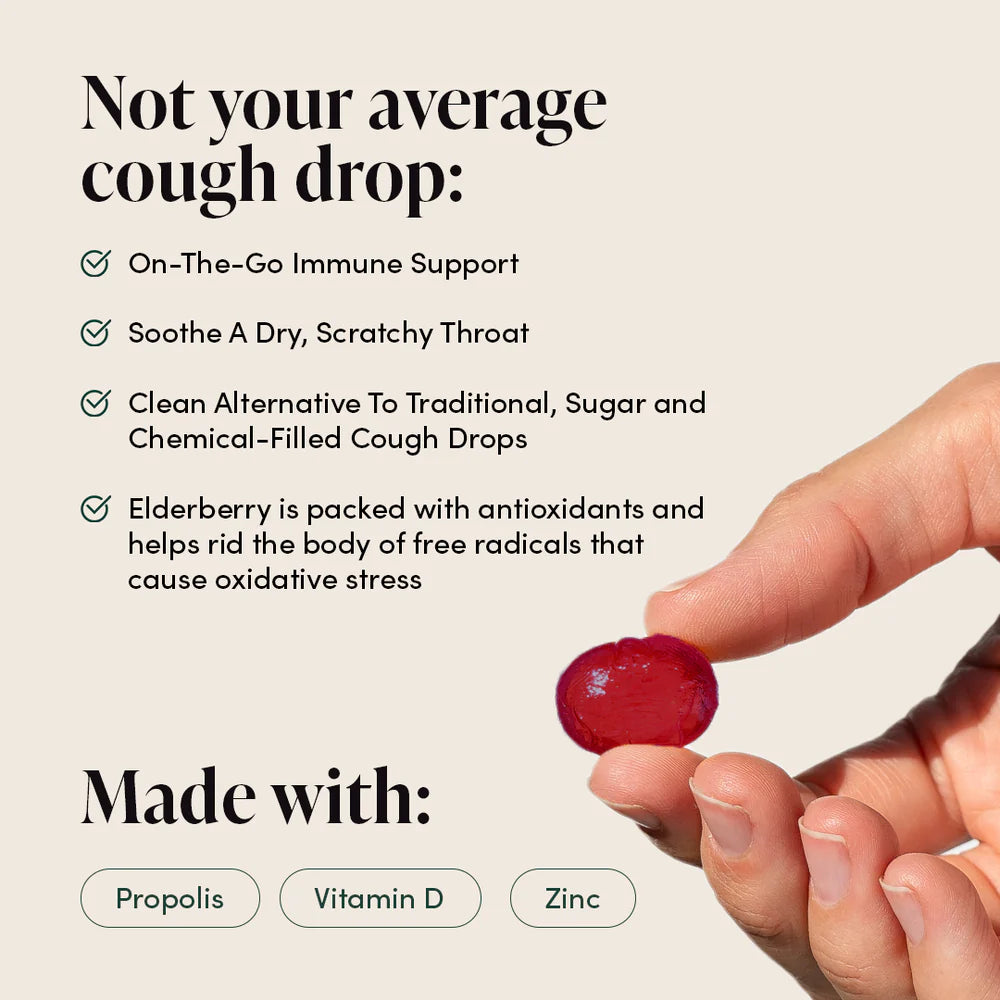 Propolis Soothing Lozenges - Elderberry