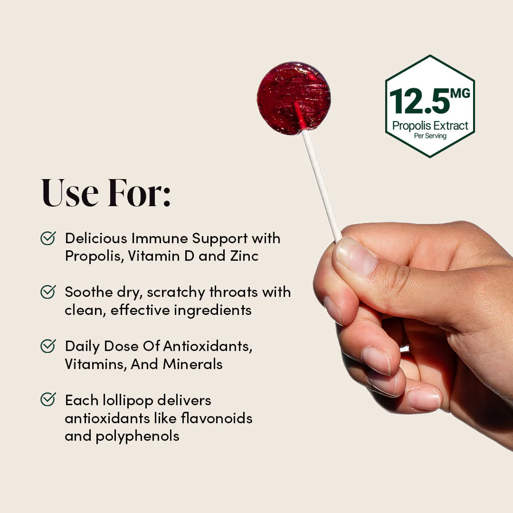 Propolis Throat Soothing Lollipops