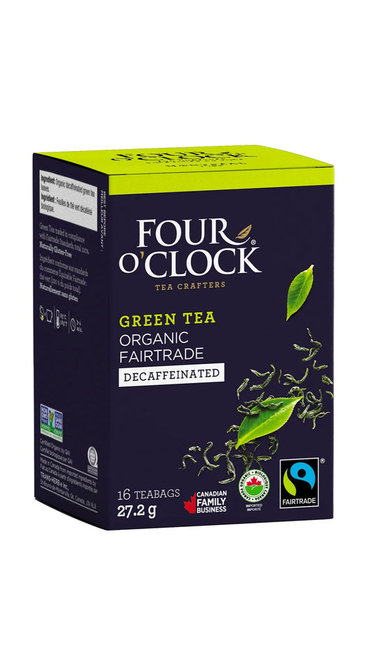 Four O'Clock Green Tea Decaffeinated (Org) (FT)
