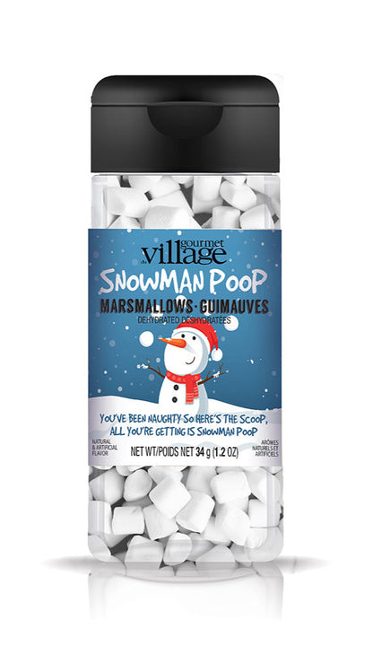 Hot Chocolate Topper Mini Marshmallows "Snowman Poop"