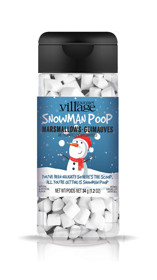 Hot Chocolate Topper Mini Marshmallows "Snowman Poop"