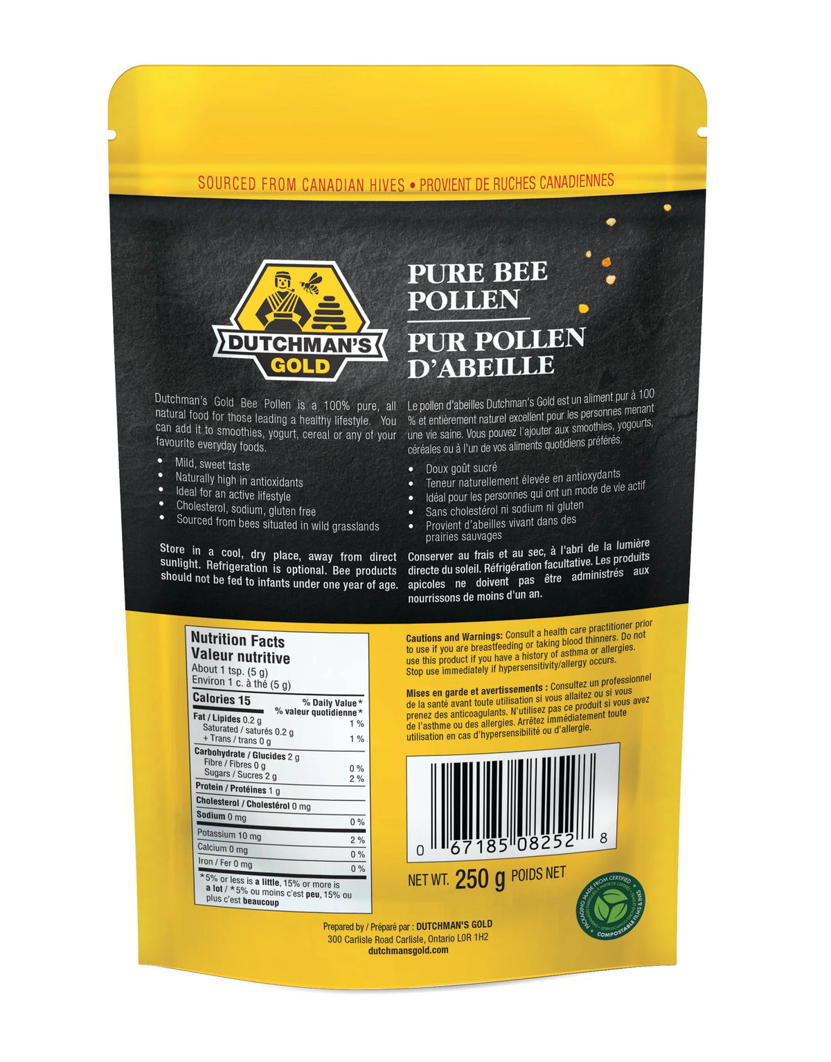 Dutchman's Gold Premium Bee Pollen Granules