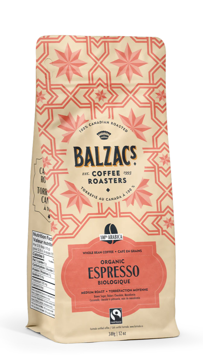 Balzacs Coffee Organic Espresso Blend 340g