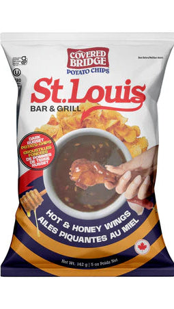 Covered Bridge Chips, St. Louis Grill Hot & Honey Wings