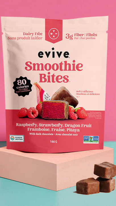 Smoothie Bites Raspberry, Strawberry, Dragon Fruit *FROZEN*
