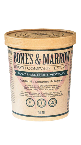 Bones & Marrow Broth, Garden 9 Plant-Based Broth *FROZEN*