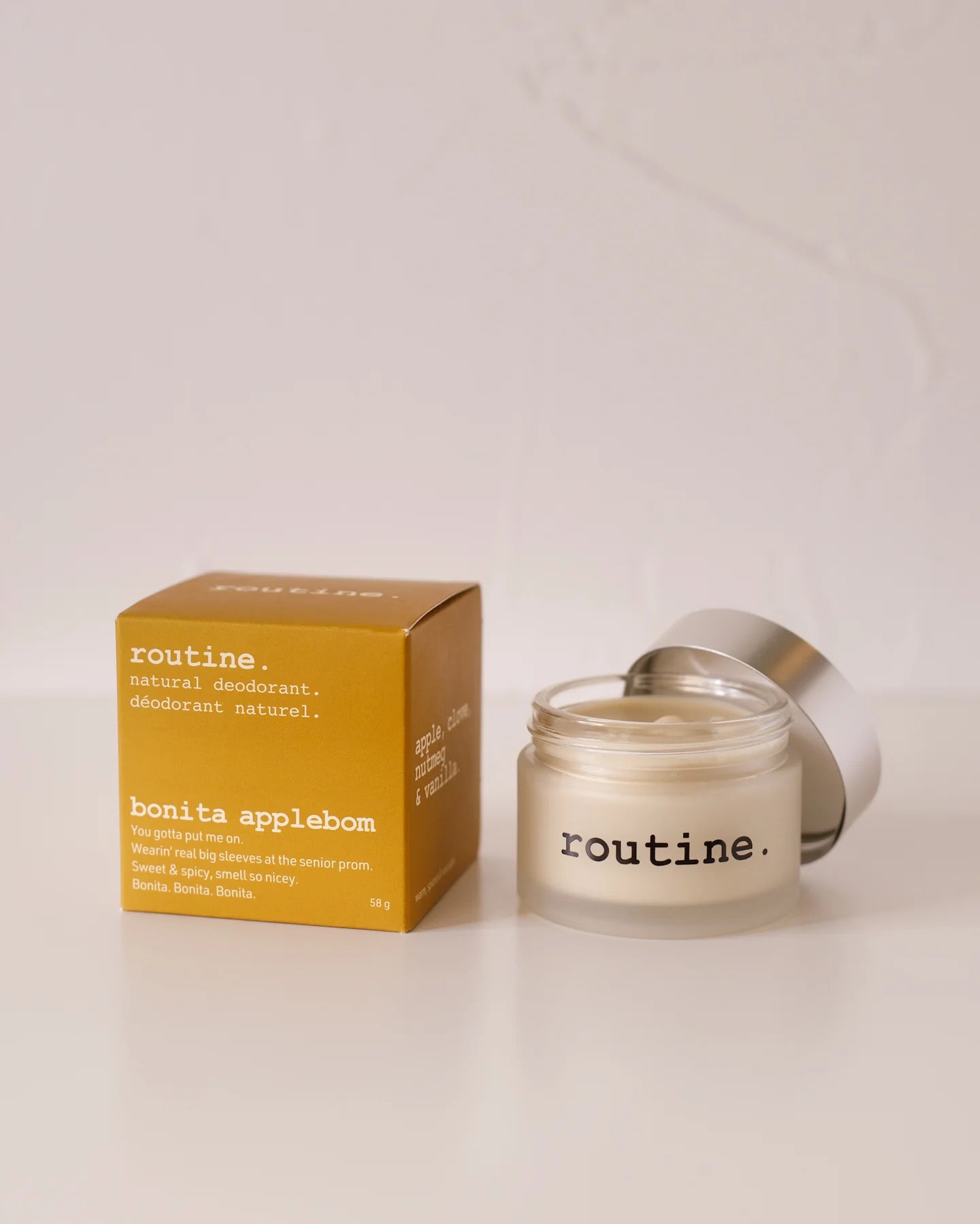 Routine Cream Deodorant Bonita Applebom