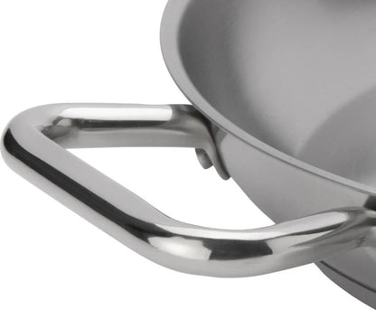 Elements Stainless Steel Fry Pan, 12.5"