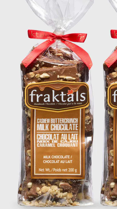 Fraktals Cashew Buttercrunch, Milk Chocolate