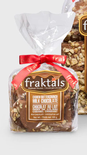 Fraktals Cashew Buttercrunch, Milk Chocolate