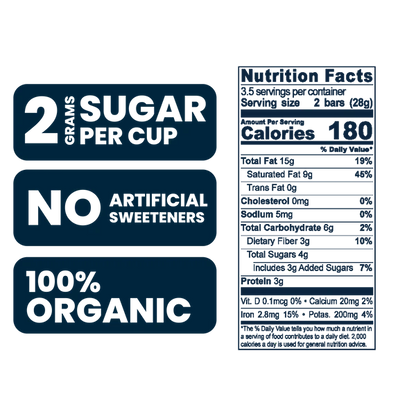Chocxo Dark Chocolate Coconut, Almond & Sea Salt Snaps (Org)