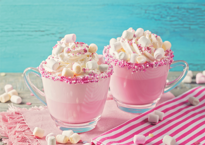 Hot Chocolate Mix Pouch - Unicorn Pink Cocoa