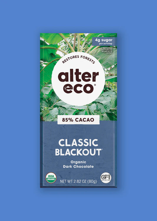Alter Eco Blackout 85% Dark Chocolate Organic FT