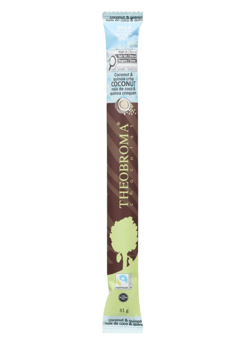 Milk Chocolate Bar with Coconut & Crispy Quinoa